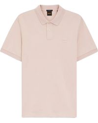 BOSS - Logo Patch Short Sleeved Polo Shirt - Lyst