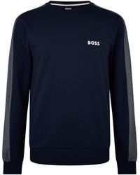 BOSS - Casual Crew Neck Sweatshirt - Lyst