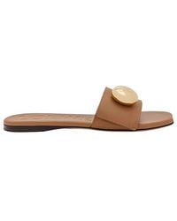 Loewe - Logo Plaque Slides - Lyst