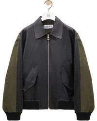 Loewe - Hybrid Bomber Jacket - Lyst