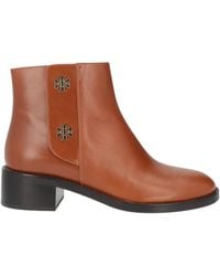 Tory Burch - Simple Round-Toe Ankle Boots - Lyst