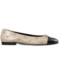 Tory Burch - Cap Toe Quilted Ballet Flats - Lyst