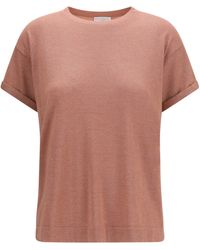 Brunello Cucinelli - Short-Sleeved Crewneck T-Shirt - Lyst