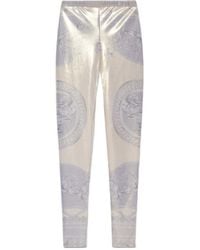 Versace - La Coupe Des Dieux Printed Leggings - Lyst