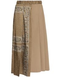 Weekend by Maxmara - Asymmetric Pleated Midi Skirt - Lyst