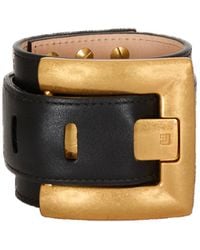 Balmain - Anthem Smooth Leather Bracelet - Lyst