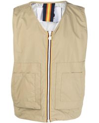 K-Way - Rd V-Neck Sleeveless Gilet - Lyst