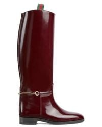 Gucci - Slim Horsebit Boots - Lyst