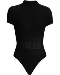 Balmain - Ribbed Turtleneck Knitted Top - Lyst