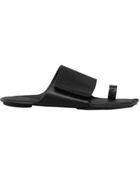 MM6 by Maison Margiela - Anatomic Leather Slide Sandals - Lyst