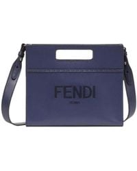 Fendi - Mini Logo Tote Handbag - Lyst
