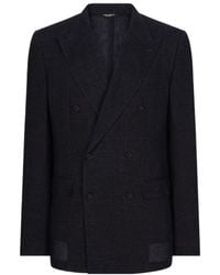 Dolce & Gabbana - Double-Breasted Tailored Blazer - Lyst