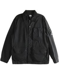 C.P. Company - Buttoned Multi-Pocket Jacket - Lyst