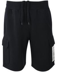 Moschino - Logo-Patch Organic Cotton Track Shorts - Lyst