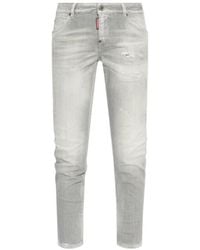 DSquared² - Jennifer Mid-Rise Distressed Jeans - Lyst