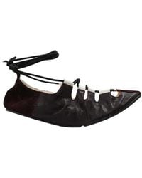 Alaïa - Lace-Up Ballet Shoes - Lyst