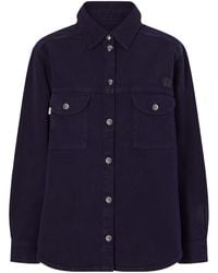 Blazé Milano - Clapotis Berber Embroidered Denim Shirt - Lyst