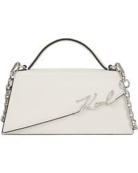 KARL LAGERFELD - Small K/Signature Cross Body Bag - Lyst