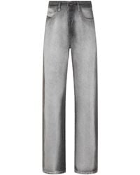 DIESEL - Faded Straight-Leg Jeans - Lyst