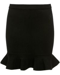 JW Anderson - Jw Anderson High Waist Ruffled Hem Skirt - Lyst