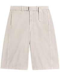 Lemaire - Denim Shorts With Belt Loops - Lyst