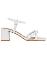 Gianvito Rossi - Juno Knot-Detailed Sandals - Lyst
