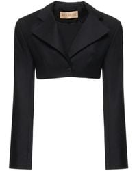 AYA MUSE - Stok Wool Short Blazer - Lyst