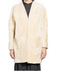 The Row - Long Sleeve Coat - Lyst