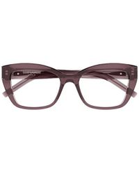 Saint Laurent - Eyewear Cat-Eye Frame Glasses - Lyst