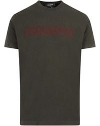 DSquared² - Logo Printed Crewneck T-Shirt - Lyst