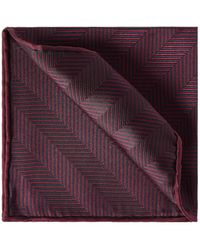 Brunello Cucinelli - Silk Chevron Pocket Square - Lyst