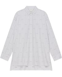 Givenchy - Allover 4G Patterned Oversized Shirt - Lyst