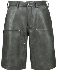 【ANDERSSON BELL】 MOLLY FAUX-LEATHER MICRO DETACHABLE SKORT MOLLY FAUX-LEATHER MICRO DETACHABLE SKORT apa827w(DRAK BROWN