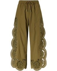 Sea - Trimmed Shell Wide-Leg Pants - Lyst