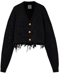Vetements - Button-Up Distressed Cardigan - Lyst