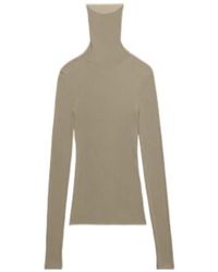 Ami Paris - Ami Ribbed Turtleneck Knitted Jumper - Lyst