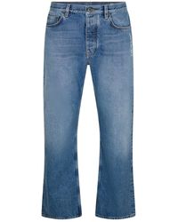 Off-White c/o Virgil Abloh - Half Arrow Straight Leg Jeans - Lyst