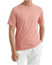 Brunello Cucinelli - Logo Printed Crewneck T-Shirt - Lyst