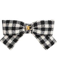 Celine - Vichy Ribbon Hair Clip - Lyst