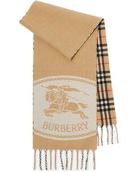 Burberry - Reversible Logo Scarf - Lyst