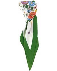 Gucci - Flora Diamond-Shape Scarf - Lyst