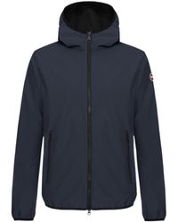 Colmar - Logo Patch Hooded Zipped Jacket - Lyst