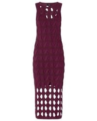 Pinko - Cut-Out Sleeveless Long Dress - Lyst