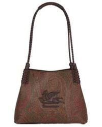 Etro - Small Arnica Libra Paisley Top Handle Tote Bag - Lyst