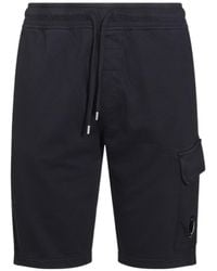 C.P. Company - Sweatshirt Style Bermuda Shorts - Lyst
