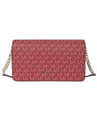 Michael Kors - Jet Set Medium Signature Logo Crossbody Bag - Lyst