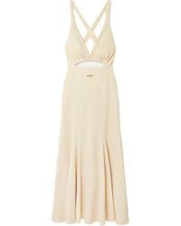 Rabanne - Rabanne Cut-Out Detailed Sleeveless Midi Dress - Lyst