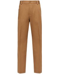 Moncler - Tailored Cotton Pants - Lyst