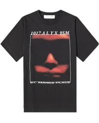 1017 ALYX 9SM - 1017 9Sm Logo Printed Crewneck T-Shirt - Lyst