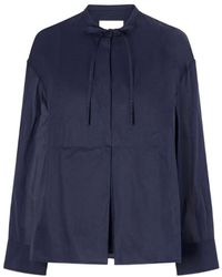 Jil Sander - Cotton Organdy Shirt - Lyst